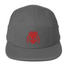 Pred Head Five Panel Cap - Red