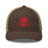 Pred Head Trucker Cap - Red