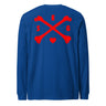 Cross Bones Long Sleeve 100% Cotton T-Shirt