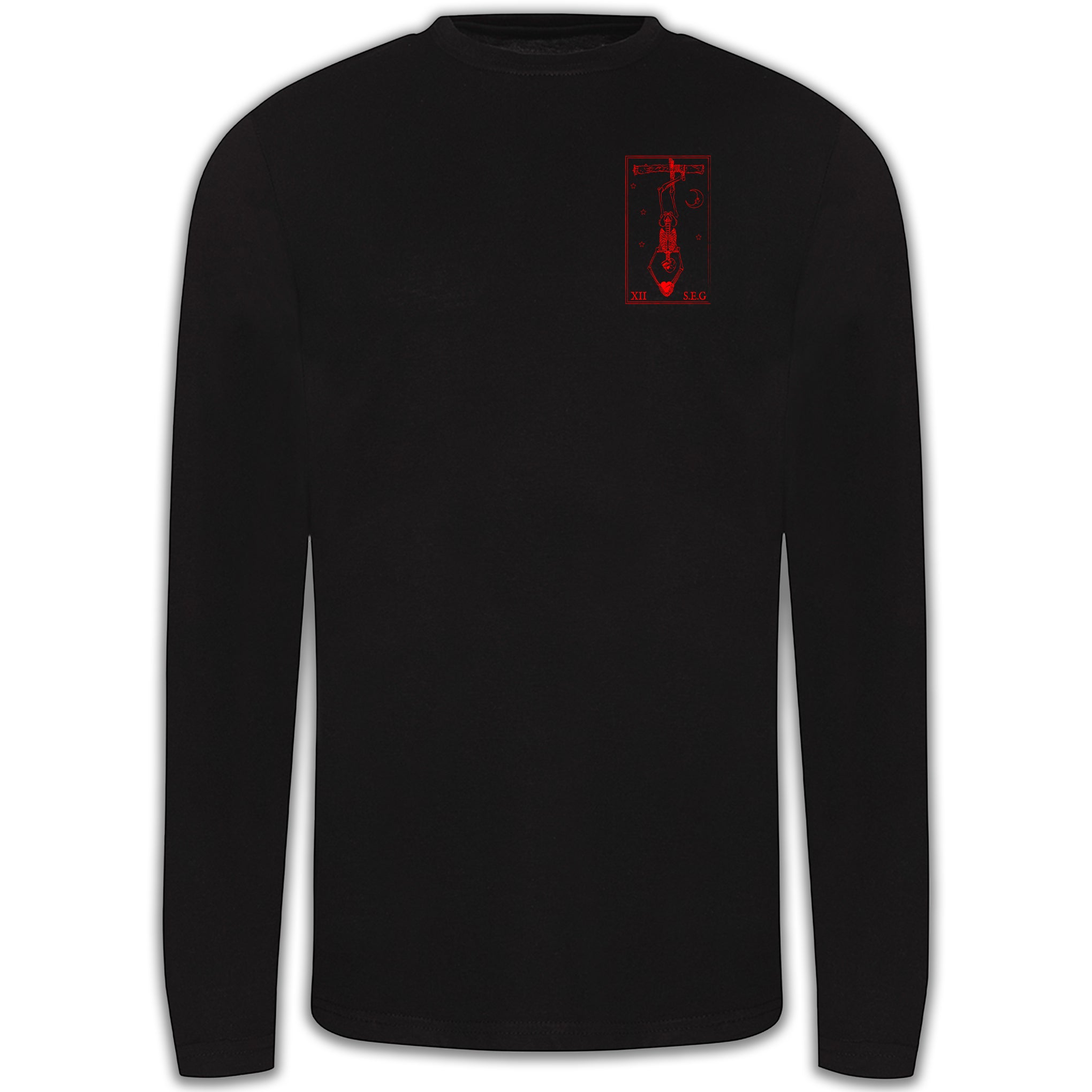 Definition Long Sleeve T Shirt - Red Print
