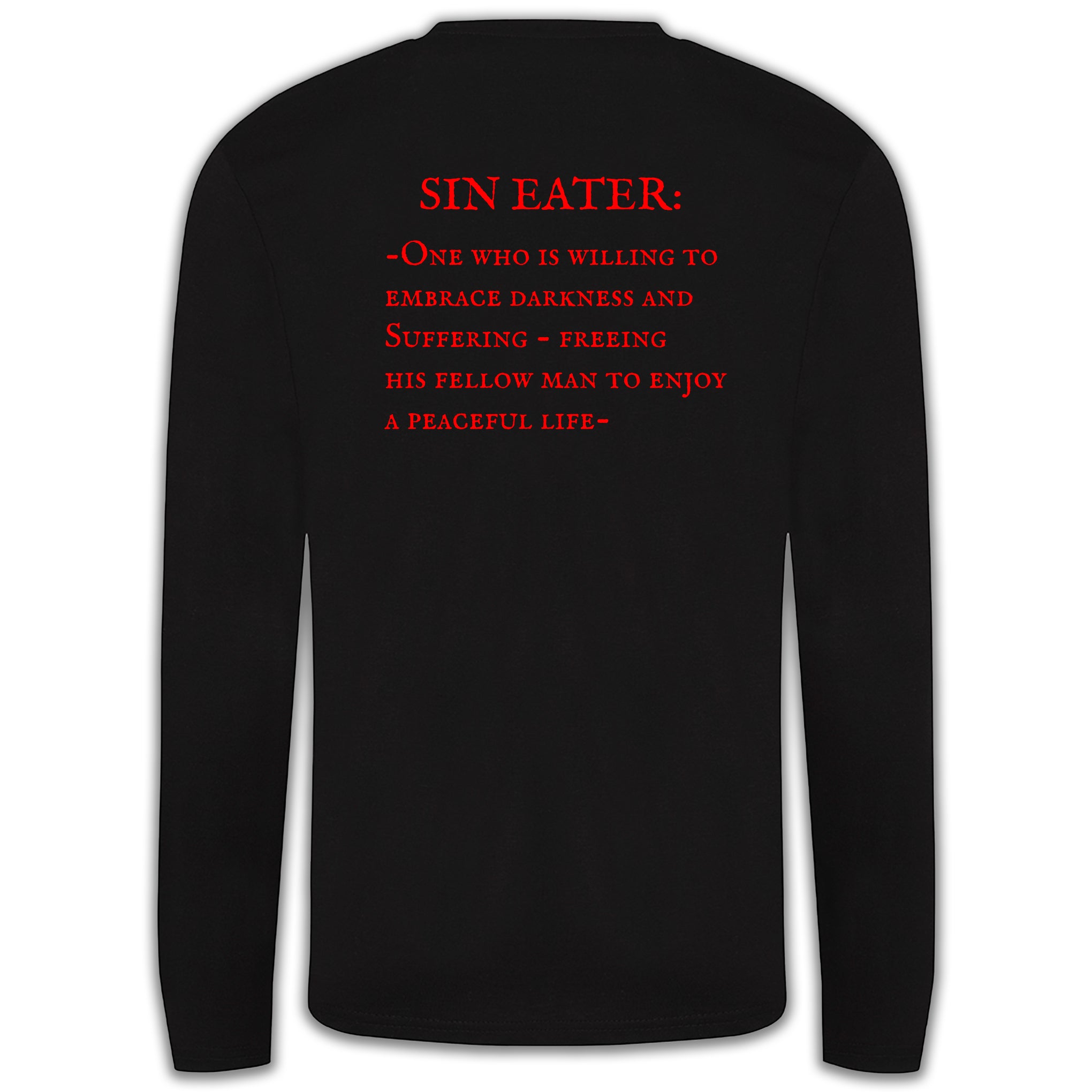 Definition Long Sleeve T Shirt - Red Print