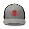 Pred Head Trucker Cap - Red