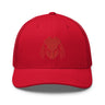 Pred Head Trucker Cap - Red