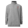 1/4 Zip Embroidered Hanged Man Office Sweat