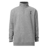 1/4 Zip Embroidered Hanged Man Office Sweat