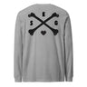 Cross Bones Long Sleeve 100% Cotton T-Shirt