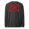 Cross Bones Long Sleeve 100% Cotton T-Shirt