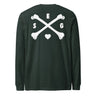 Cross Bones Long Sleeve 100% Cotton T-Shirt