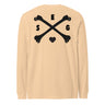 Cross Bones Long Sleeve 100% Cotton T-Shirt