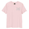 Cross Bones 100% Organic Cotton Embroidered T-Shirt