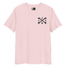 Black Cross Bones Embroidered 100% Organic Cotton T-Shirt