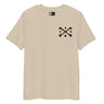 Black Cross Bones Embroidered 100% Organic Cotton T-Shirt