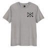 Black Cross Bones Embroidered 100% Organic Cotton T-Shirt