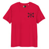 Black Cross Bones Embroidered 100% Organic Cotton T-Shirt