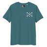 Cross Bones 100% Organic Cotton Embroidered T-Shirt