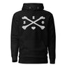 Chest Cross Bones Embroidered Everyday Hoodie