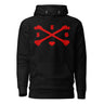 Chest Cross Bones  Embroidered Everyday Hoodie