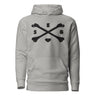 Chest Cross Bones Embroidered Everyday Hoodie