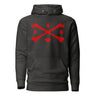 Chest Cross Bones  Embroidered Everyday Hoodie