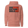 SEG Blocks Orange and Black Embroidered Everyday Hoodie