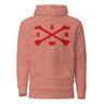 Chest Cross Bones  Embroidered Everyday Hoodie