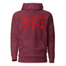 Chest Cross Bones  Embroidered Everyday Hoodie