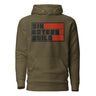 SEG Blocks Orange and Black Embroidered Everyday Hoodie