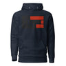 SEG Blocks Orange and Black Embroidered Everyday Hoodie