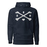 Chest Cross Bones Embroidered Everyday Hoodie