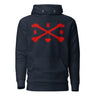 Chest Cross Bones  Embroidered Everyday Hoodie