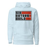 SEG Blocks Orange and Black Embroidered Everyday Hoodie