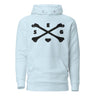 Chest Cross Bones Embroidered Everyday Hoodie