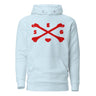 Chest Cross Bones  Embroidered Everyday Hoodie