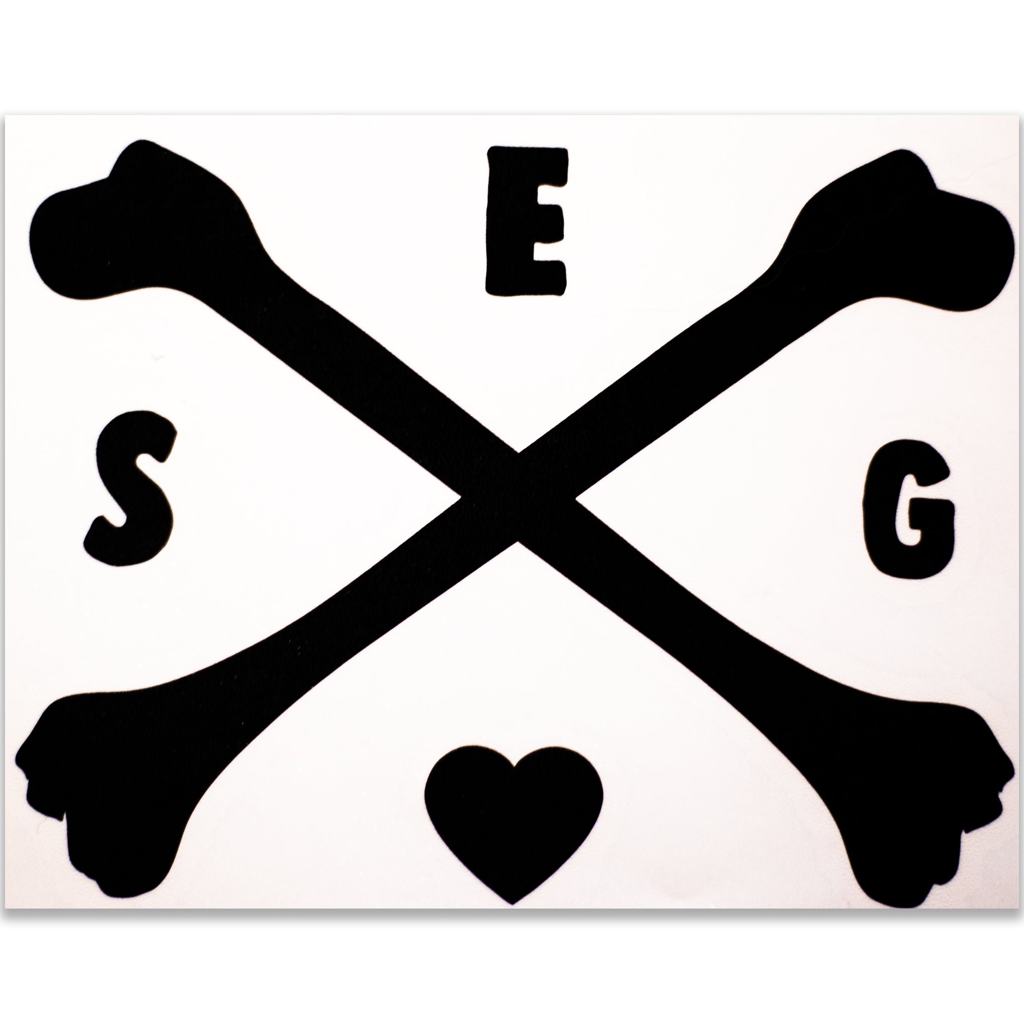 Crossbones Sticker SEG Crossbones Sticker – Sin Eaters Guild