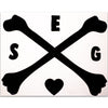 SEG Crossbones Sticker