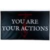 You Are Your Actions Hanged Man Flag
