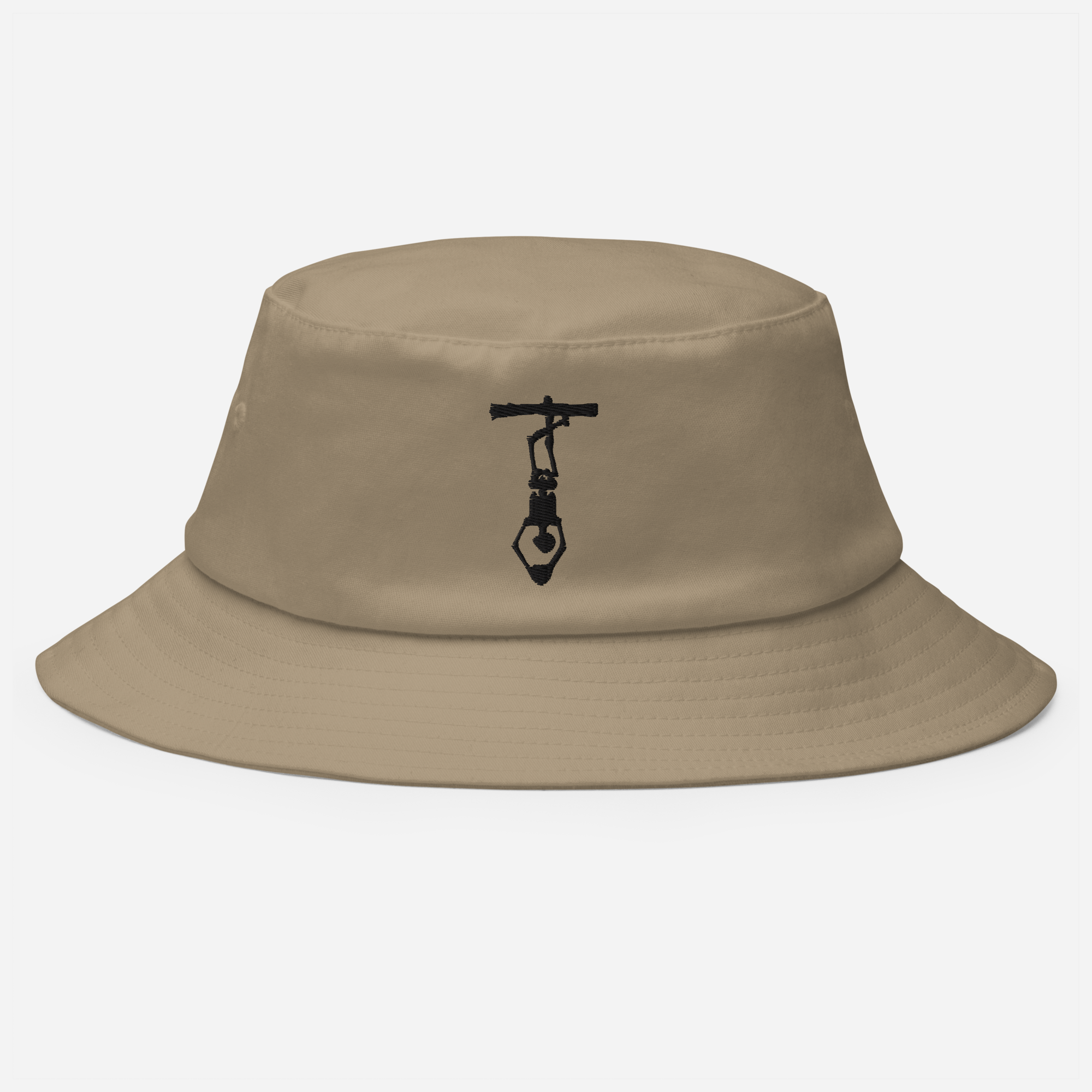 Hanged Man Bucket Hat - Black Logo