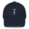 Thin Orange Line Hanged Man Dad Hat