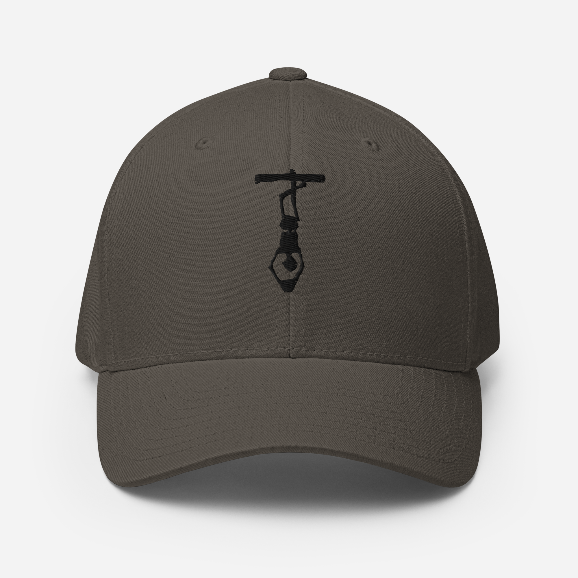 Hanged Man Structured Twill Cap - Black Logo