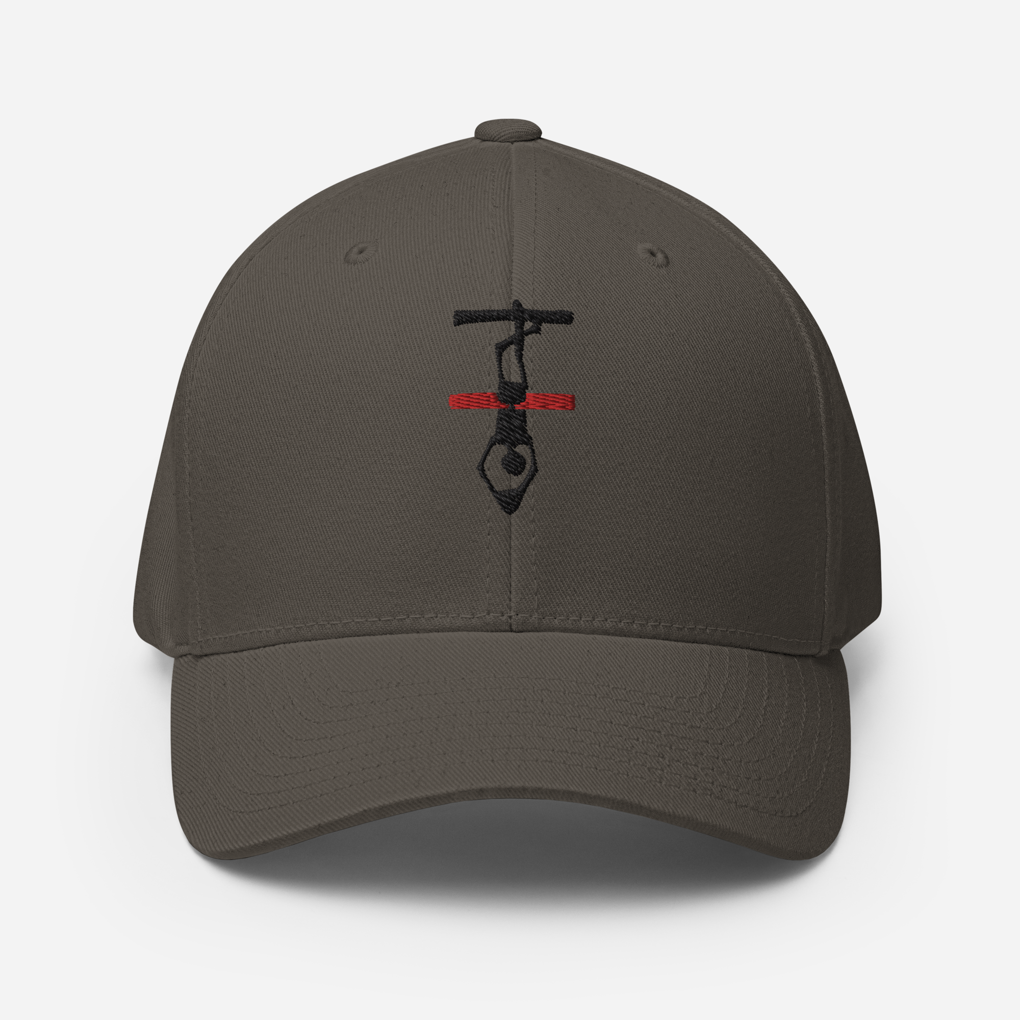 Thin Red Line Hanged Man Structured Twill Cap - Black Logo