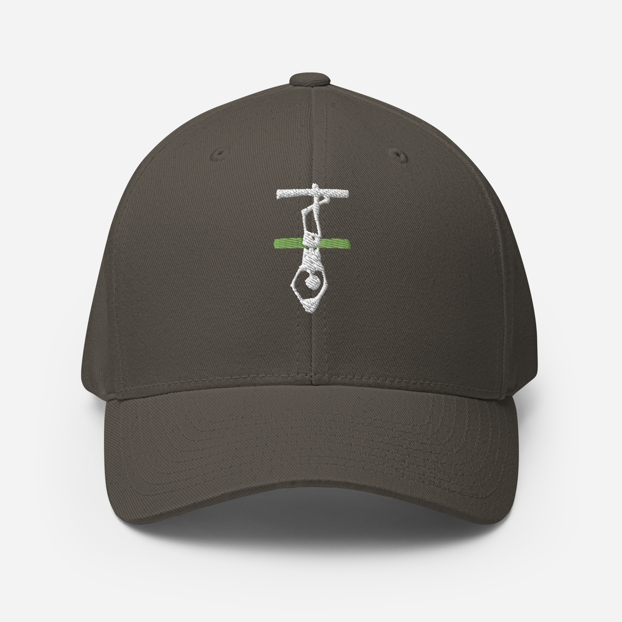 Thin Green Line Hanged Man Structured Twill Cap - White Logo