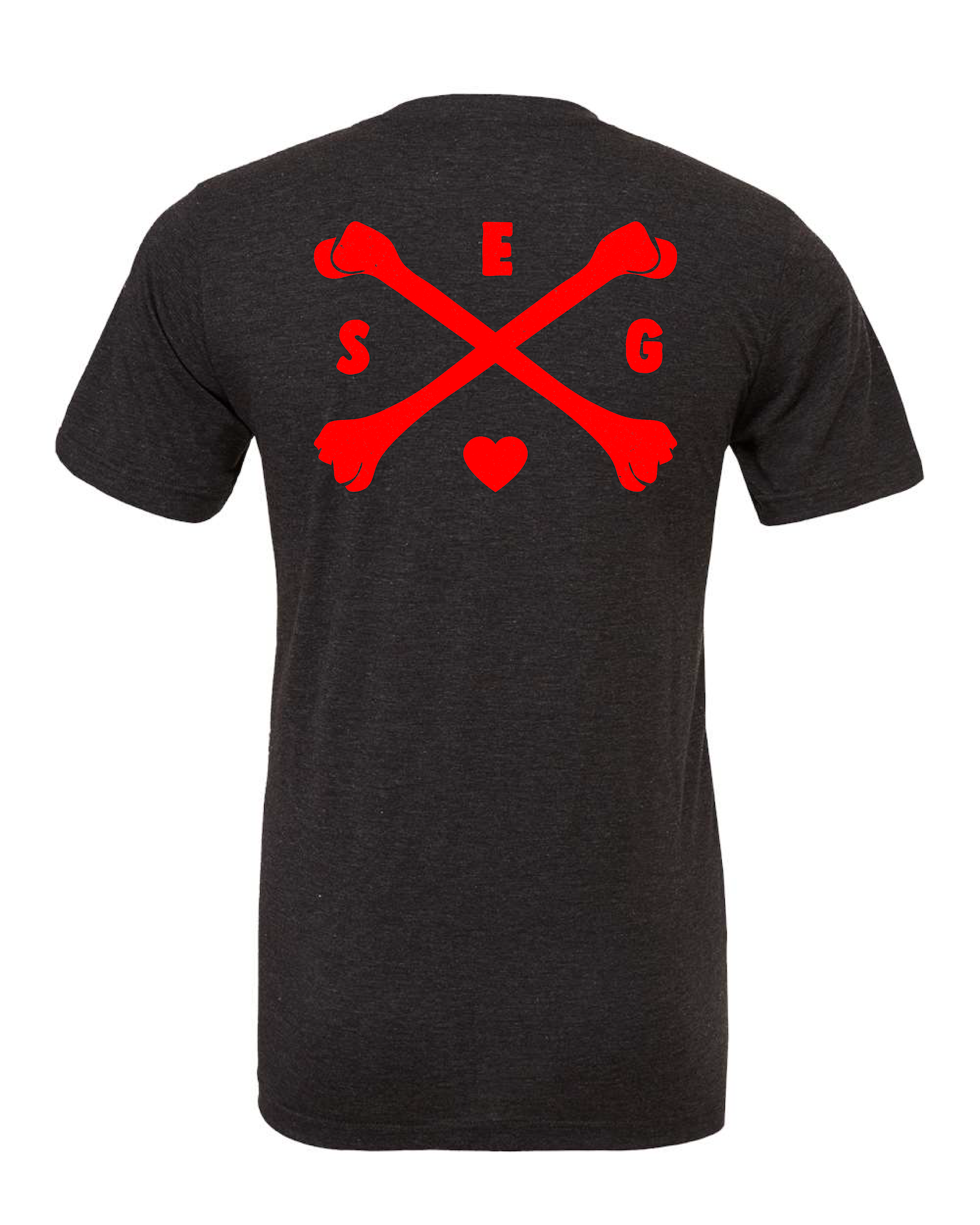 Cross Bones T-shirt - Red Print