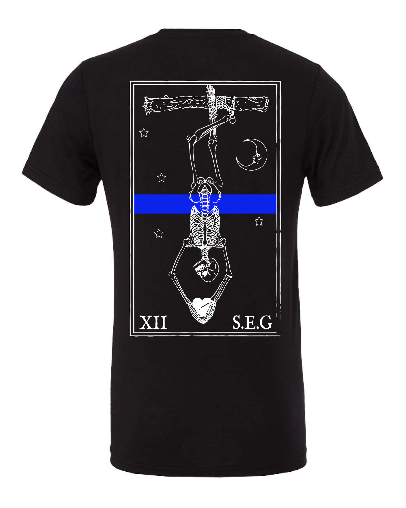 Thin Blue Line Hanged Man T-Shirt